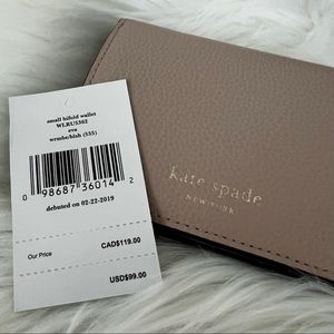 KATE SPADE EVA WALLET - BLUSH